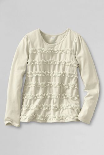Girls' Multi Ruffle T-shirt