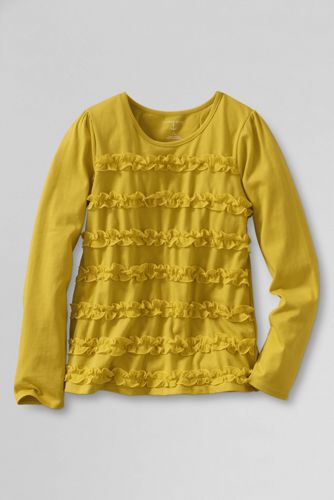 Girls' Multi Ruffle T-shirt