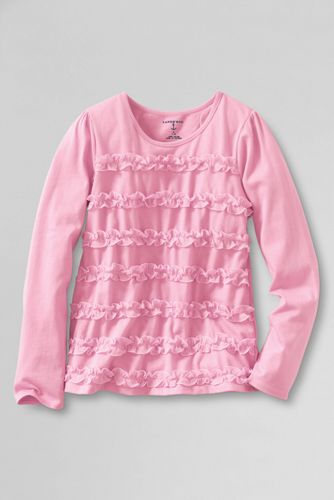 Girls' Multi Ruffle T-shirt