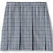 School Uniform Custom Girls Plaid Box Pleat Skirt Above Knee, Back