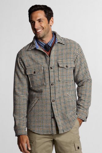 Men's Wool Shirt Jacket