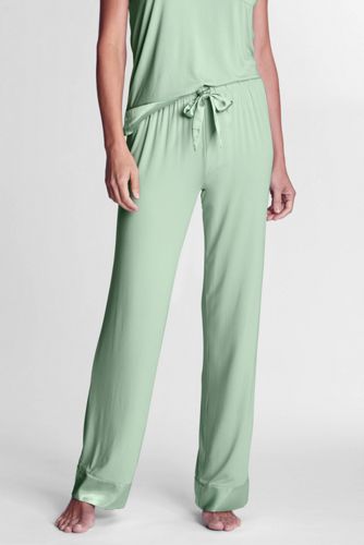 Women's Solid Rayon Sleep Pants