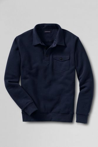 Men's Serious Sweats Polo Pullover