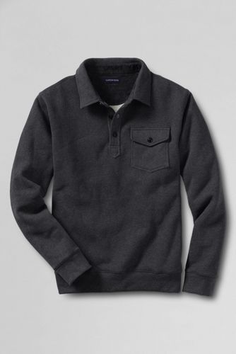 Men's Serious Sweats Polo Pullover