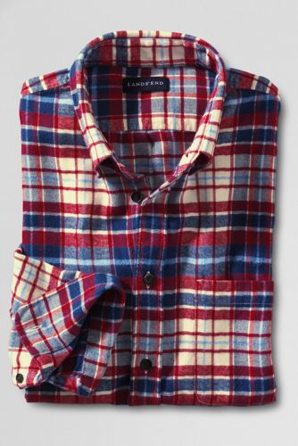Men's Tailored Fit Flannel Shirt