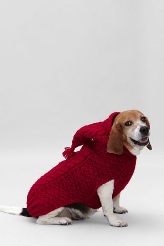 Solid Hooded Pet Sweater