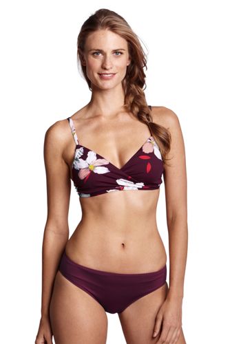 Women's SwimMates Orchid Floral Surplice Bikini Top