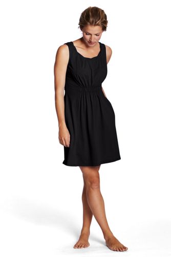 Women's Sleeveless Scoopneck Cover-Up Dress