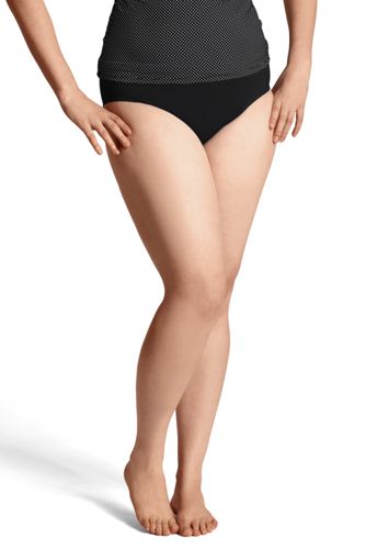 Women's Plus Size Beach Living Ultra High Rise Swimsuit Bottom with Tummy Control