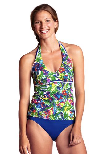 Women's AquaTerra Tropical Underwire Tankini Top
