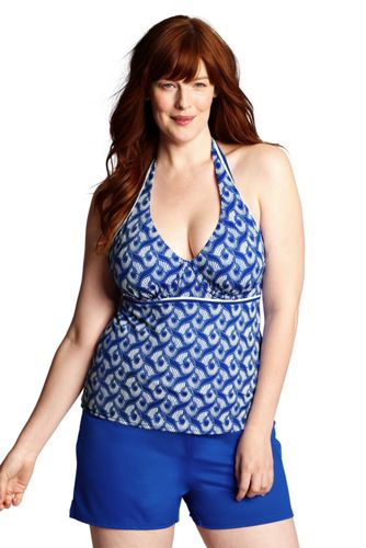 Women's AquaTerra Batik Underwire Tankini Top