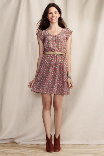 Women's Silk Tie Front Dress