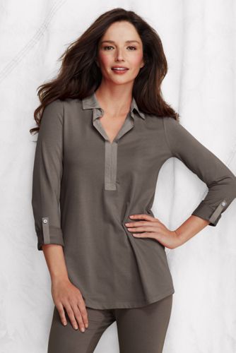 Women's Johnny Collar Tunic