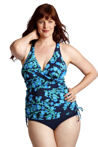 Women's Beach Living Floral Paisley Halter Tunic Top