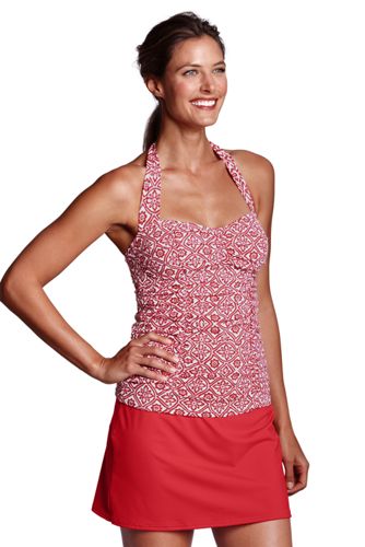 Women's Beach Living Batik Princess Tankini Top