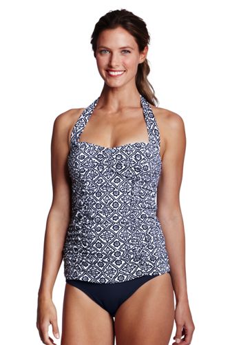 Women's Beach Living Batik Princess Tankini Top