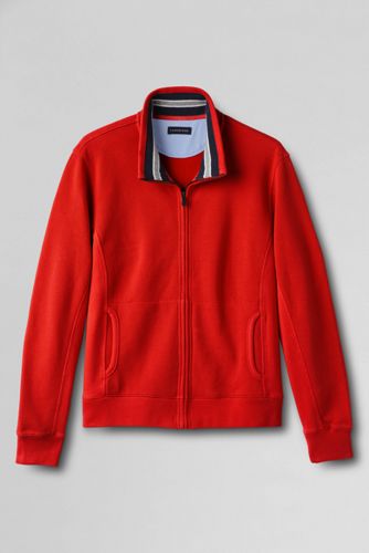 Men's Brushed Pique Full-zip Jacket