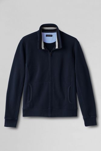Men's Brushed Pique Full-zip Jacket