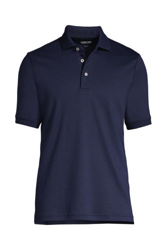 90s LAND'S END polo sweat navy USA製 90s LANDS'END Sweat Polo Shirt USA製 | VOSTOK