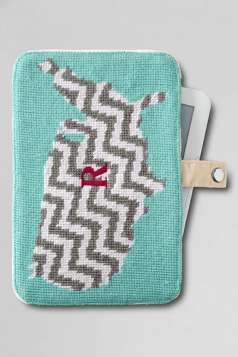 USA Map Needlepoint Kindle/Nook/iPad mini Case