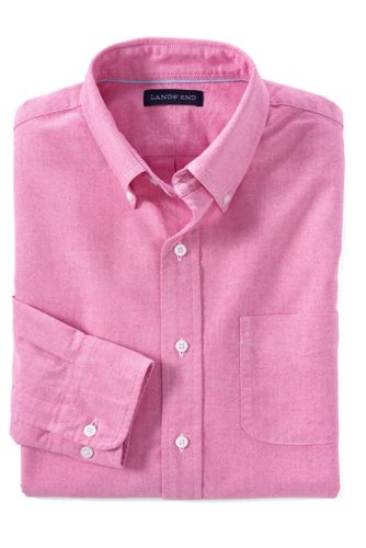 Men's Long Sleeve Plain Sail Rigger Oxford Shirt Traditional Fit