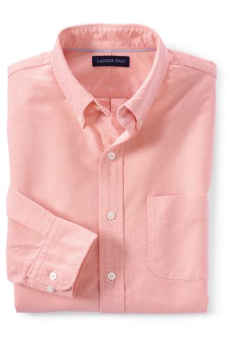 Men's Long Sleeve Plain Sail Rigger Oxford Shirt Traditional Fit