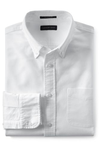 Men's Long Sleeve Plain Sail Rigger Oxford Shirt Traditional Fit