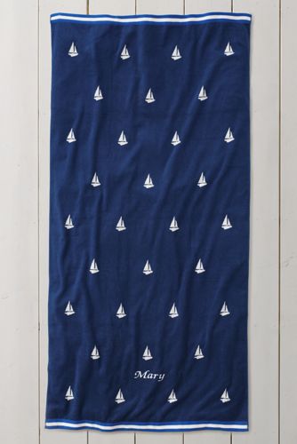 Out to Sea Beach Towel