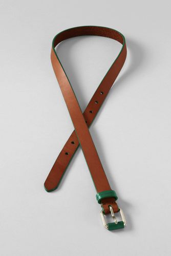 Women's Pop Leather Chino Belt