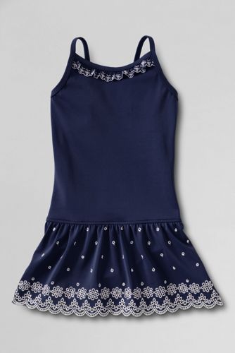 Girls' Cape May Cutie Eyelet One Piece Swimsuit