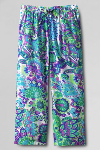 Girls' Woven Beach Capri Pants
