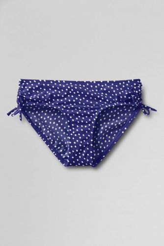 Girls' Butterfly Gardens Ruched Side-tie Tankini Bottom