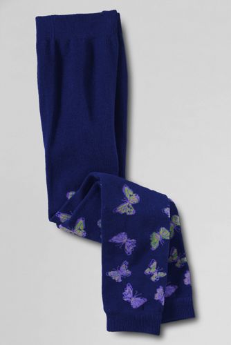 Girls' Pattern Footless Tights