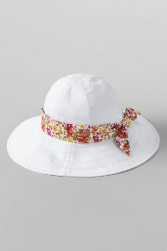 Girls' Fabric Floppy Hat
