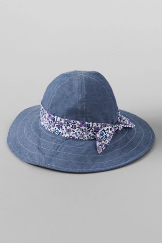 Girls' Fabric Floppy Hat