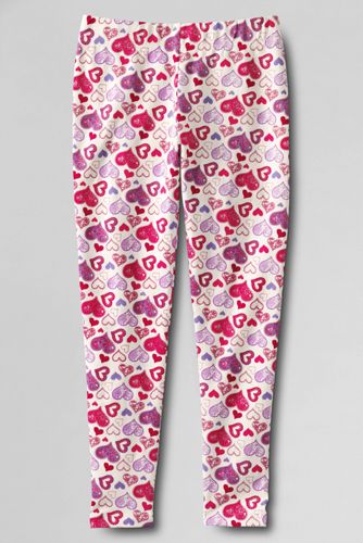  Girls' Pattern Ankle Length Knit Legging