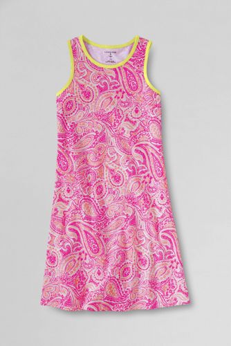 Girls' Knit A-line Tank Dress