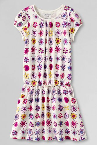 Girls' Drop Waist Dress