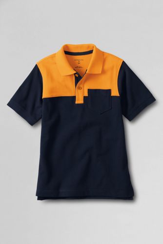  Boys' Colourblock Piqué Polo  