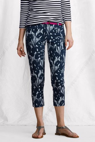 Women's Fit 2 Pattern Chino Crop Pants