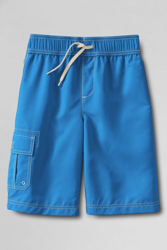 Boys' Single Pocket Cargo Swim Trunks