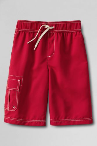 Boys' Single Pocket Cargo Swim Trunks
