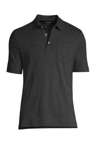 lands end mens polo shirts with pocket