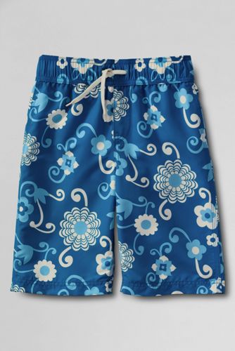 School Uniform Boys' Hibiscus Swim Trunks