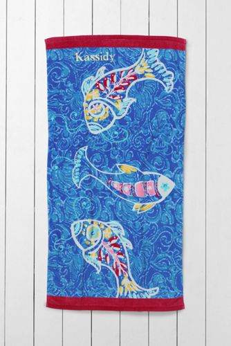 Kids' Fish Mini Beach Towel