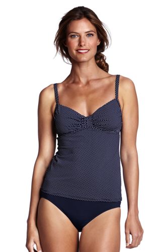 Women's Beach Living Ruched Tankini Top