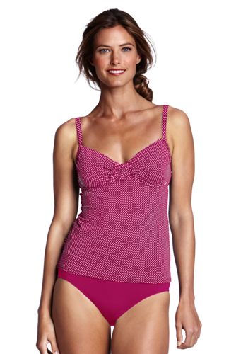 Women's Beach Living Ruched Tankini Top