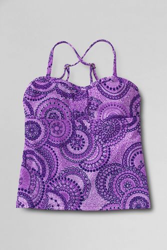 Girls' Butterfly Gardens Ruffle Tankini Top