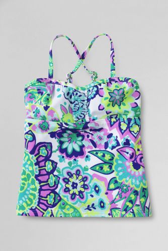 Little Girls' Butterfly Gardens Tankini Top 