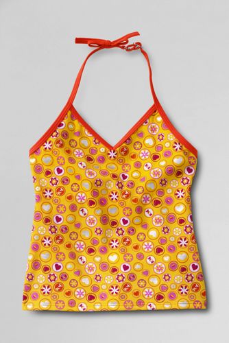 Girls' Sand Candy V-neck Tankini Top